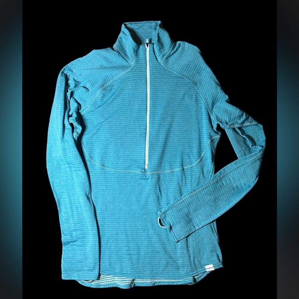 Patagonia Womens 4 Expedition Weight Polartec Zip Mock Size Large